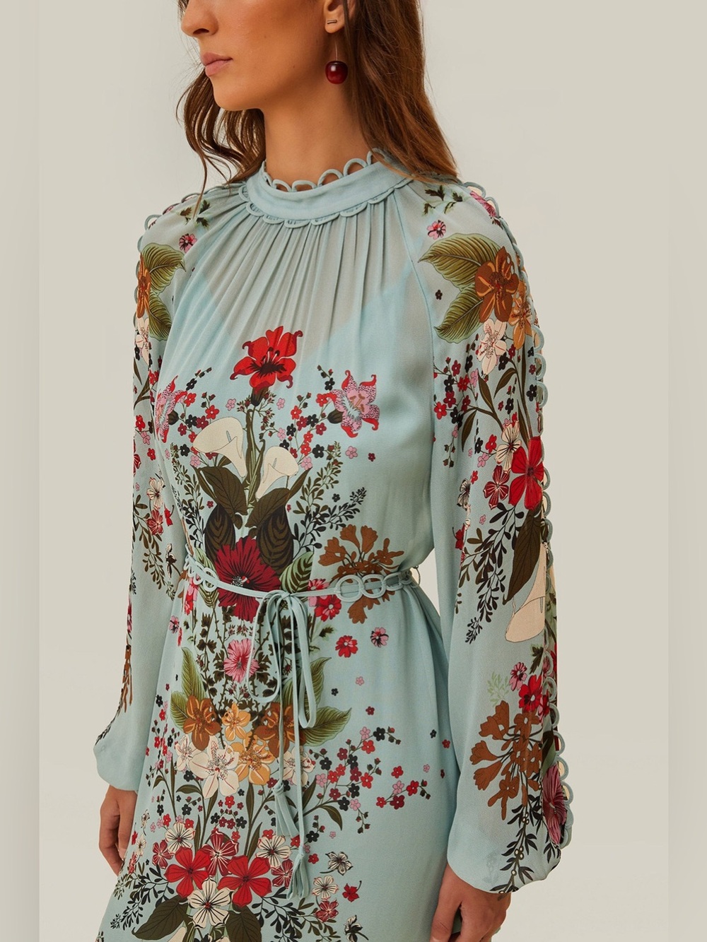 NWOT FARM Rio Beauty Bouquet Maxi Dress - Picture 3 of 3